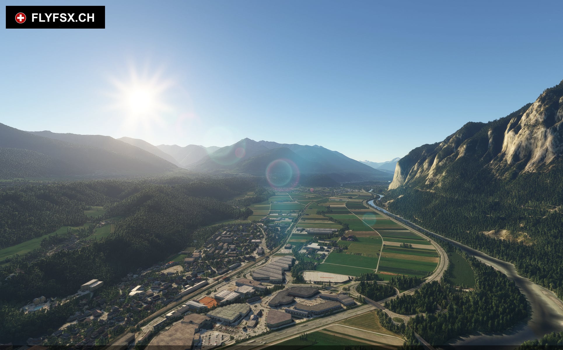 FLYFSX - Flugsimulator - Flight Simulator -  Rüchligweg 55 - 4125 Riehen - Basel - Baden - Aarau - Zürich - Schweiz - Lörrach - Freiburg - Deutschland. 